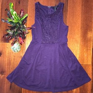 Purple Skater Dress